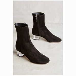 Deimille Suede Ankle Boots